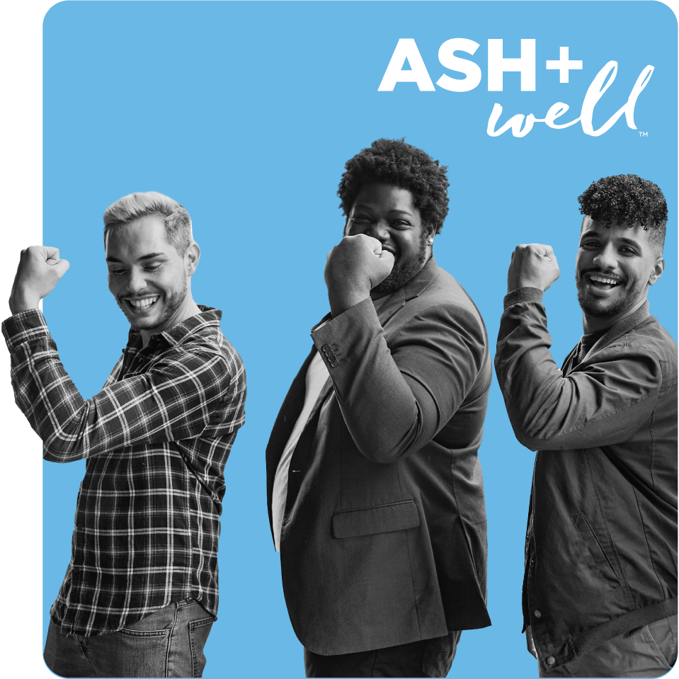 Group of people promoting strength in health for ASHwell