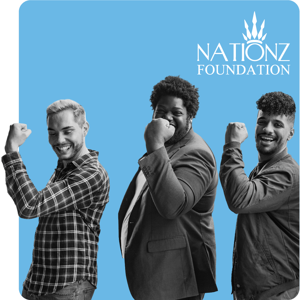 Group of people promoting strength in health for Nationz