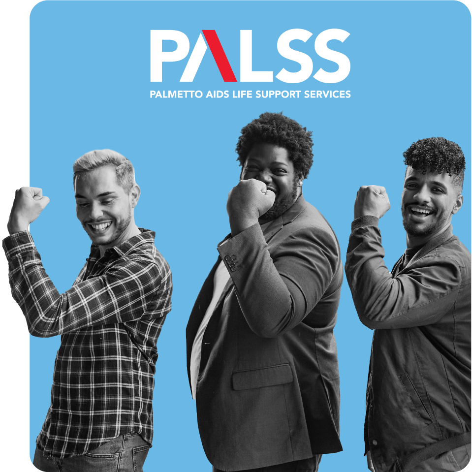 Group of people promoting strength in health for PALSS